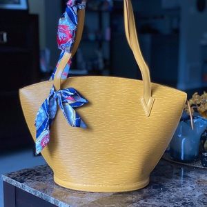 Louis Vuitton Saint Jacques Handbag Epi Leather GM